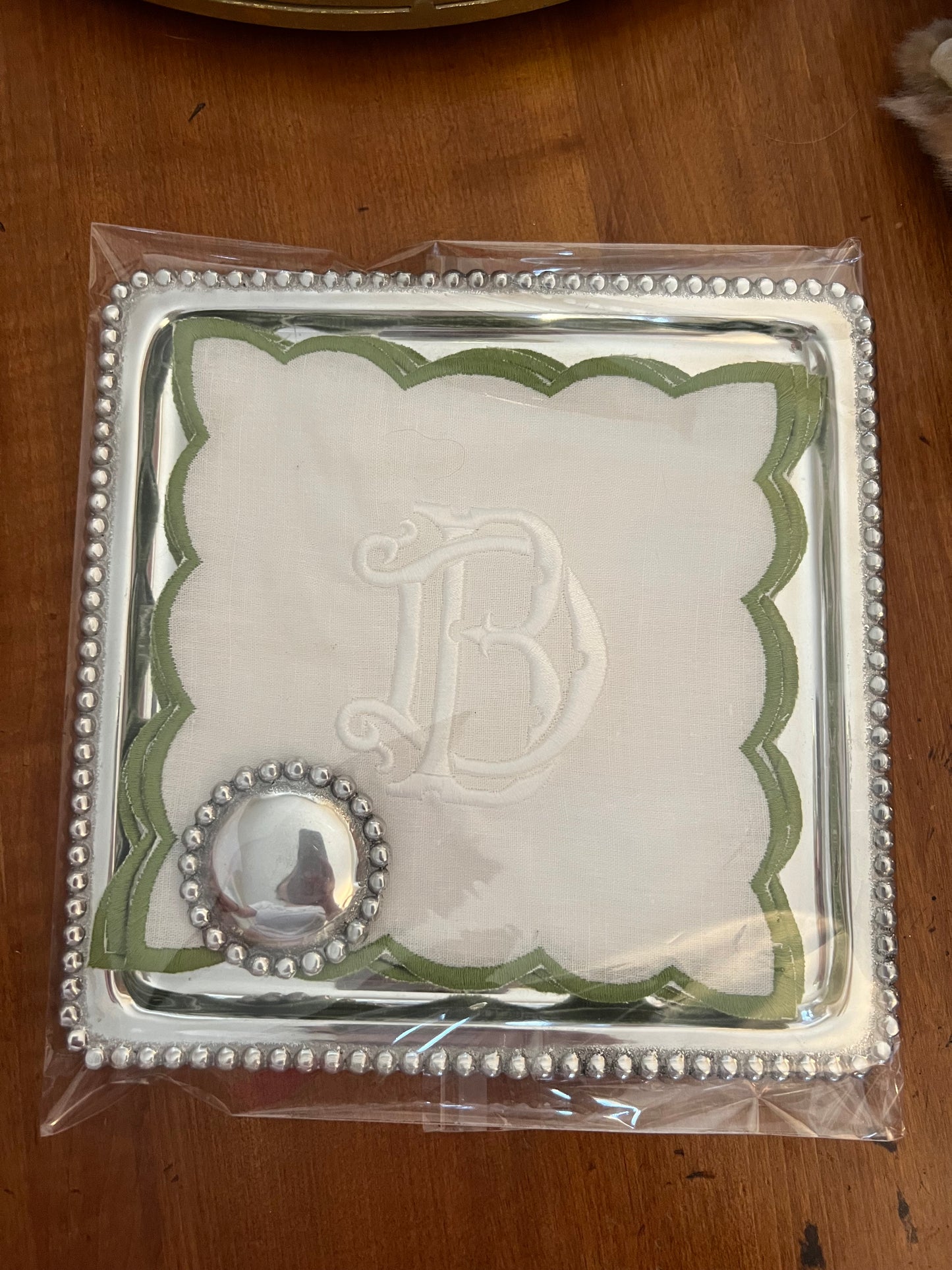 Scalloped Edge Cocktail Napkins