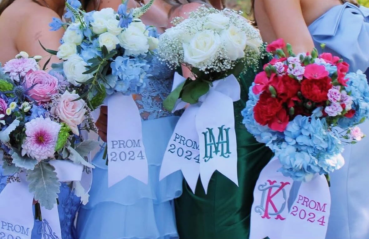 Personalized Prom Bouquet Sash
