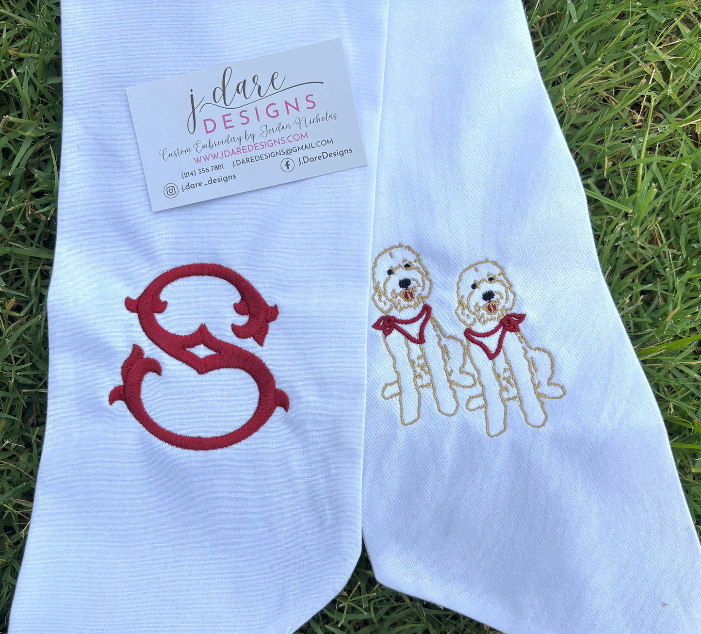 Custom Dog Breed Wreath Sash