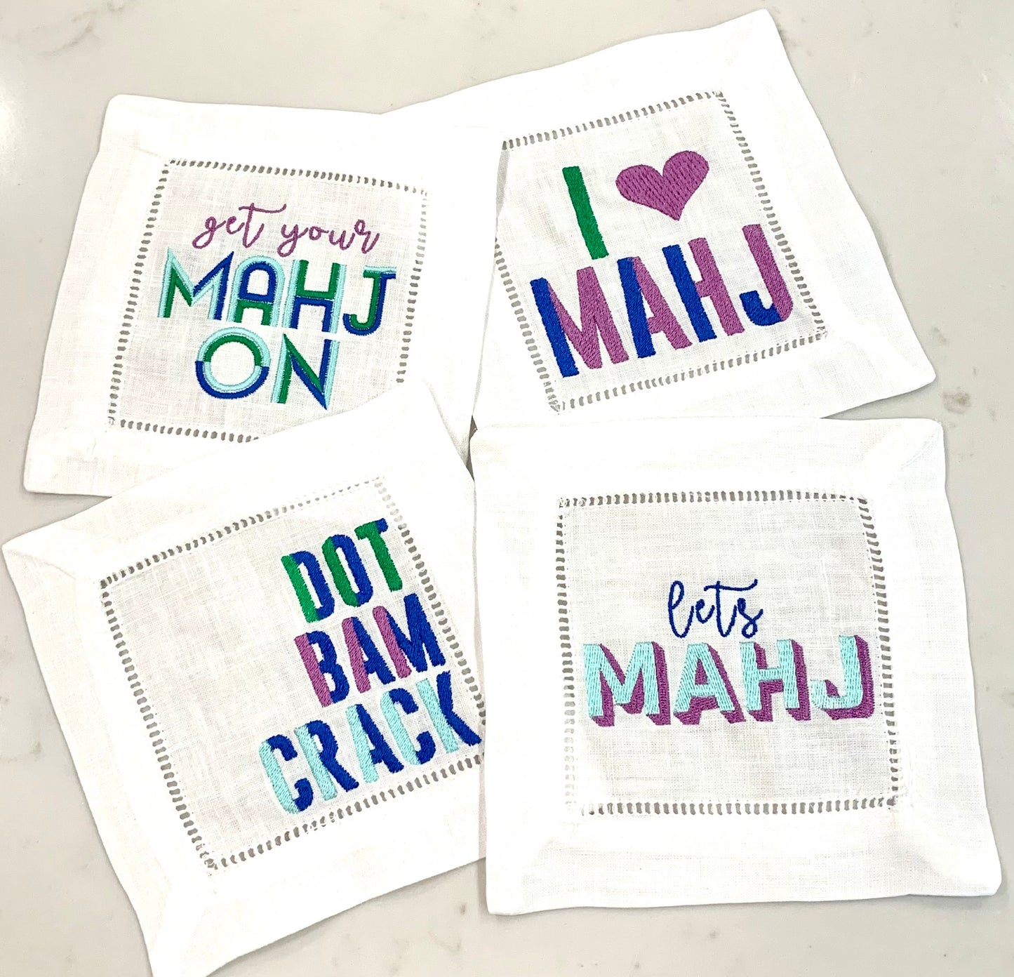 Mahjong Cocktail Napkins