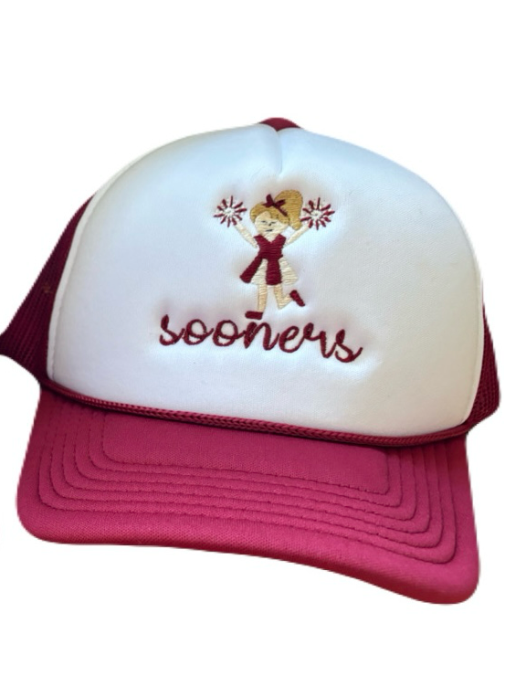 “Sooners” Cheerleader Youth Hat