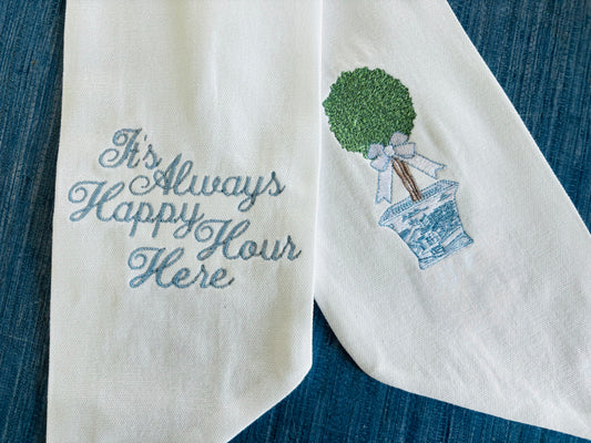 It’s Always Happy Hour Wreath Sash