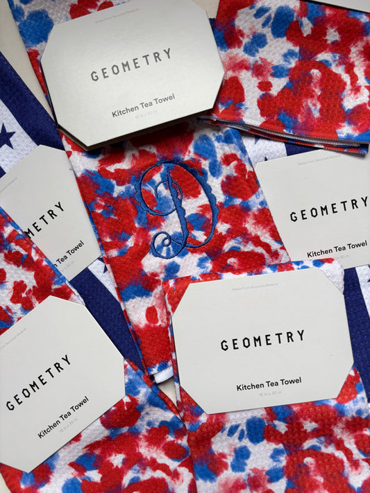 Geometry Patriotic Towels