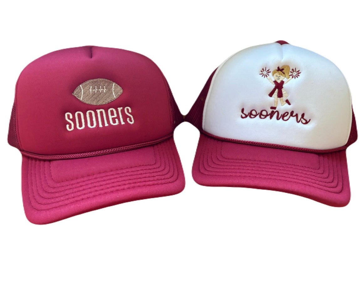 “Sooners” Cheerleader Youth Hat