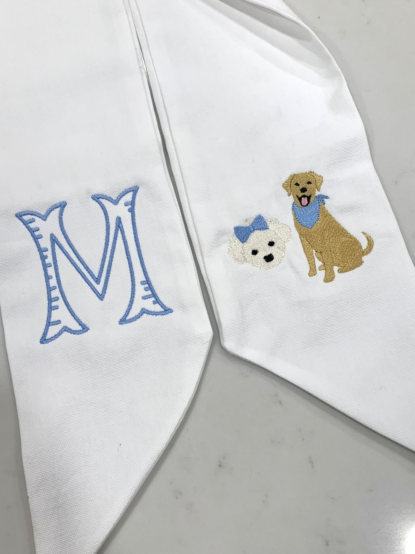 Custom Dog Breed Wreath Sash