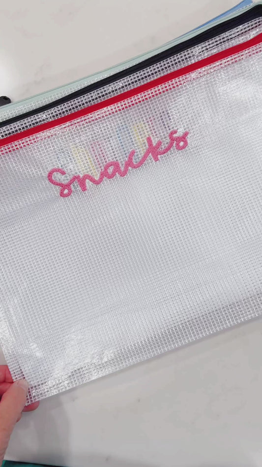 Clear Zipper Pouch